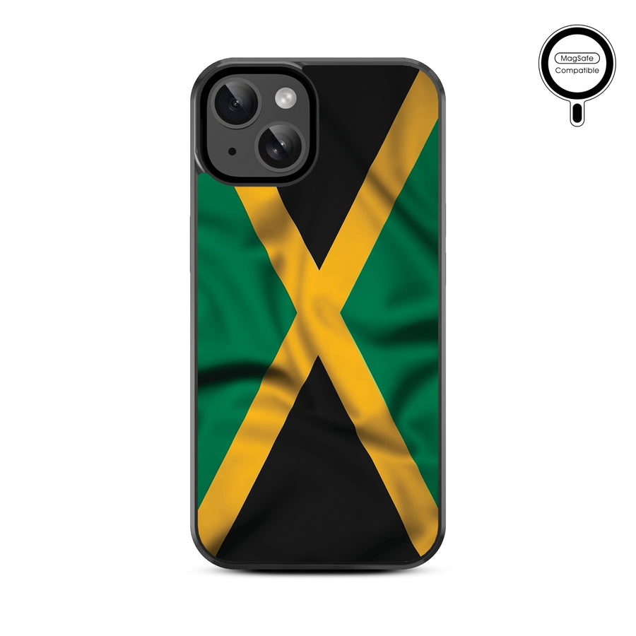 MyBat Design Lab Series MagSafe Case for Apple iPhone 17e / 16e / 14 / 13- Jamaica Flag - MIP13CSLESMSM310-3.jpg