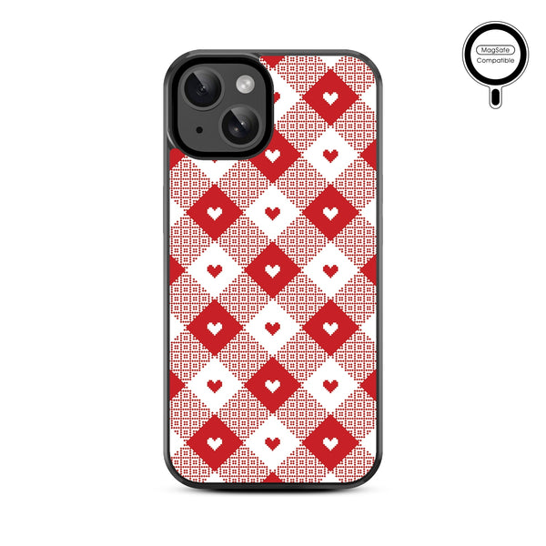 MyBat Design Lab Series MagSafe Case for Apple iPhone 17e / 16e / 14 / 13 - Knit With Love - MIP13CSLESMSM330-3.jpg