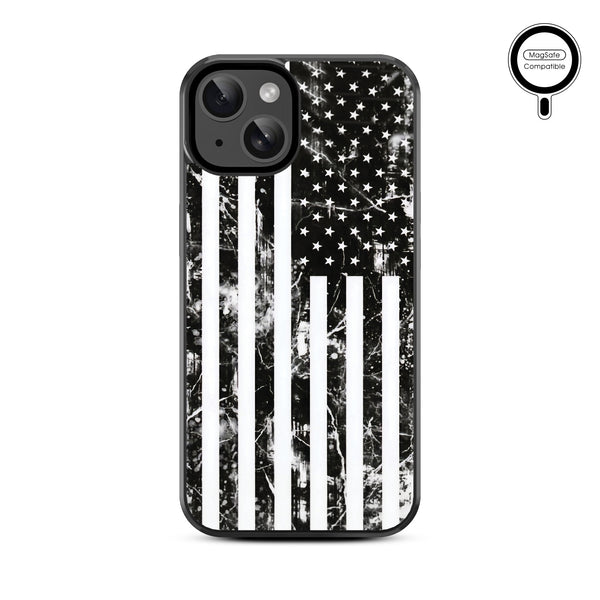 MyBat Design Lab Series MagSafe Case for Apple iPhone 17e / 16e / 14 / 13 - Distress US Flag - MIP13CSLESMSM344-3.jpg