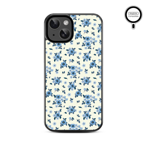 MyBat Design Lab Series MagSafe Case for Apple iPhone 17e / 16e / 14 / 13 - Porcelain Petals - MIP13CSLESMSM437-3.jpg