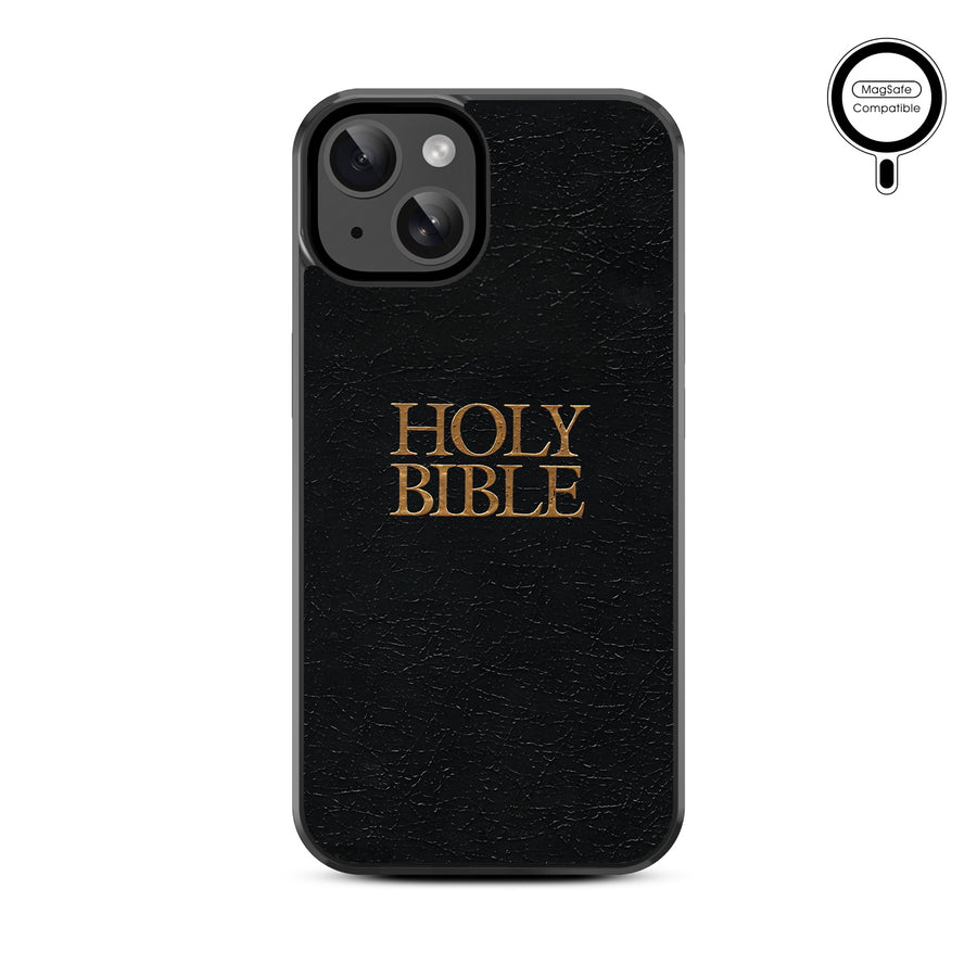 MyBat Design Lab Series MagSafe Case for Apple iPhone 17e / 16e / 14 / 13 - Holy Bible - MIP13CSLESMSM454-3.jpg