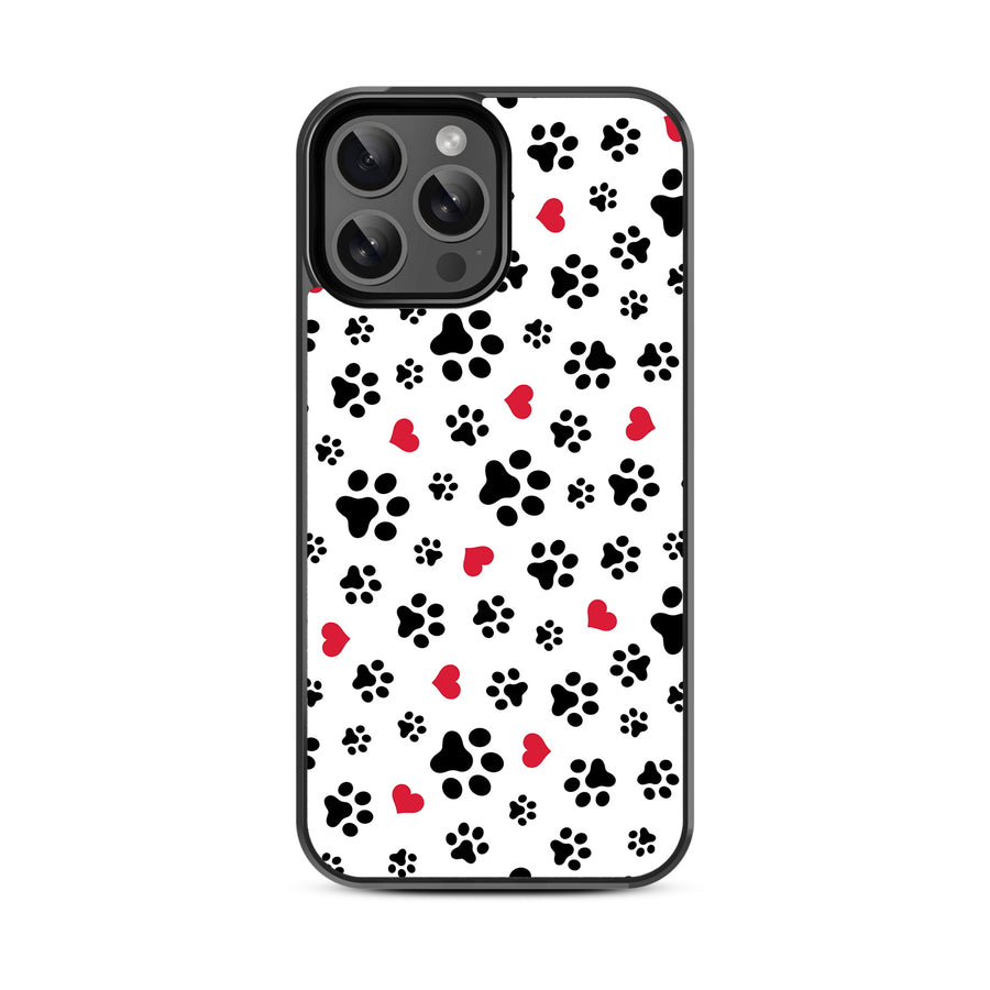 MyBat Design Lab Series Case for Apple iPhone 13 Pro Max (6.7) - Paw Prints and Hearts - MIP13PMCSLESM001-3.jpg