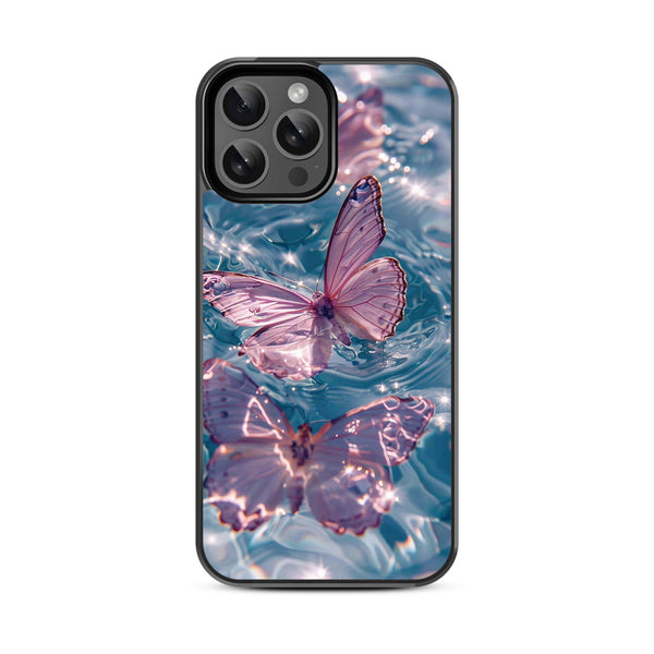 MyBat Design Lab Series Case for Apple iPhone 13 Pro Max (6.7) - Floating Butterflies - MIP13PMCSLESM180-3.jpg