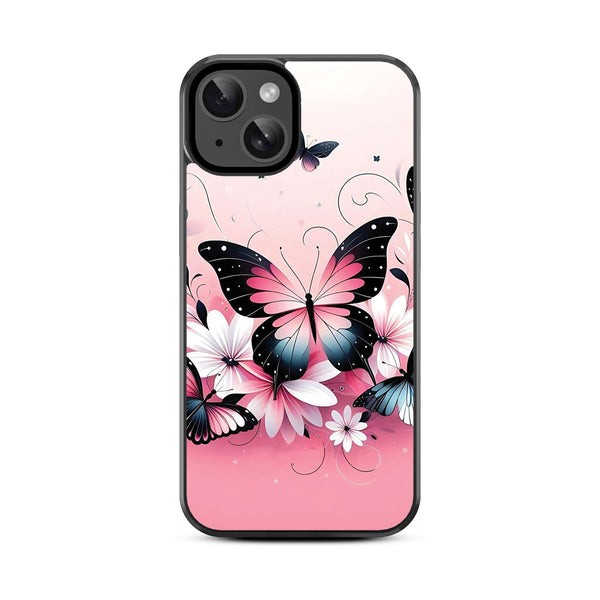 MyBat Design Lab Series Case for Apple iPhone 17e / 16e / 14 / 13 - Butterfly Bouquet - MIP14CSLESM184-3.jpg
