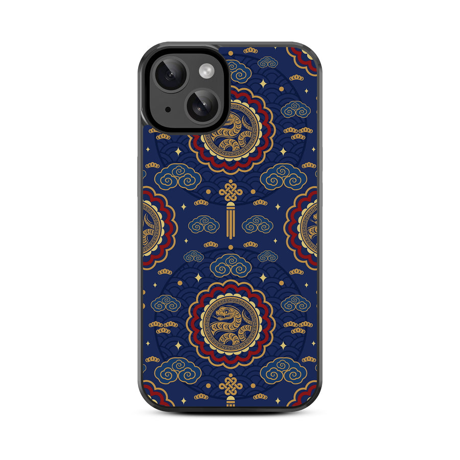 MyBat Design Lab Series Case for Apple iPhone 17e / 16e / 14 / 13 - Wisdom of the Snake - MIP14CSLESM318-3.jpg