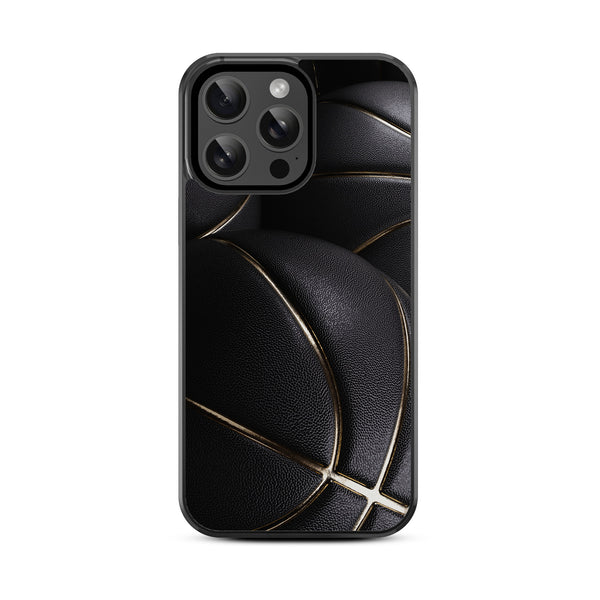 MyBat Design Lab Series Case for Apple iPhone 14 Pro Max (6.7) - Black Basketballs - MIP14PMCSLESM090-3.jpg