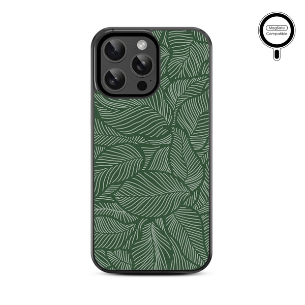 MyBat Design Lab Series MagSafe Case for Apple iPhone 14 Pro Max (6.7) - Leaves - MIP14PMCSLESMSM125-3.jpg