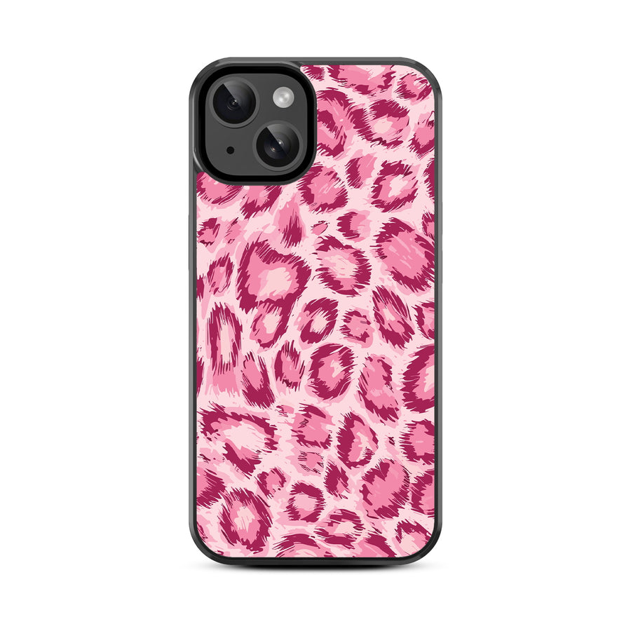 MyBat Design Lab Series Case for Apple iPhone 15 (6.1) - Pink Leopard Print - MIP15CSLESM007-3.jpg