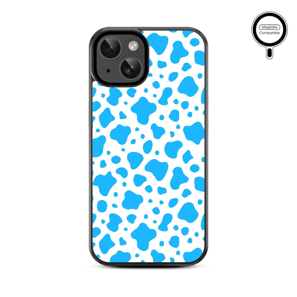 MyBat Design Lab Series MagSafe Case for Apple iPhone 15 (6.1) - Blue Cow Print - MIP15CSLESMSM016-3.jpg