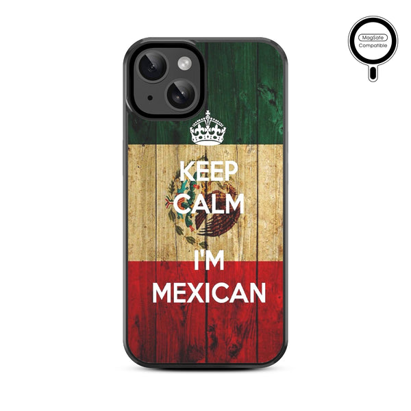 MyBat Design Lab Series MagSafe Case for Apple iPhone 15 (6.1) - Keep Calm, I'm Mexican - MIP15CSLESMSM051-3.jpg