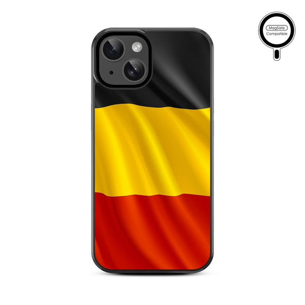 MyBat Design Lab Series MagSafe Case for Apple iPhone 15 (6.1) - Belgium Flag - MIP15CSLESMSM142-3.jpg