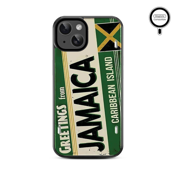 MyBat Design Lab Series MagSafe Case for Apple iPhone 15 (6.1) - Jamaica License Plate - MIP15CSLESMSM366-3.jpg