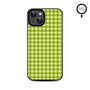 MyBat Design Lab Series MagSafe Case for Apple iPhone 15 - Green Gingham - MIP15CSLESMSM476-3.jpg