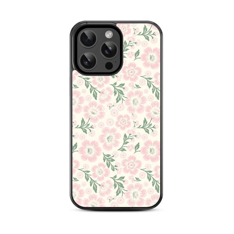 MyBat Design Lab Series Case for Apple iPhone 15 Pro - Pink Posies - MIP15PCSLESM473-3.jpg
