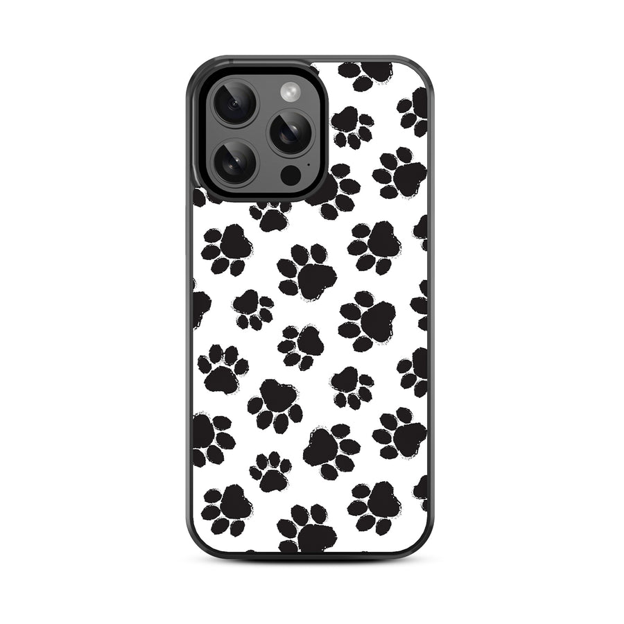 MyBat Design Lab Series Case for Apple iPhone 15 Pro Max (6.7) - Black Paw Prints - MIP15PMCSLESM002-3.jpg