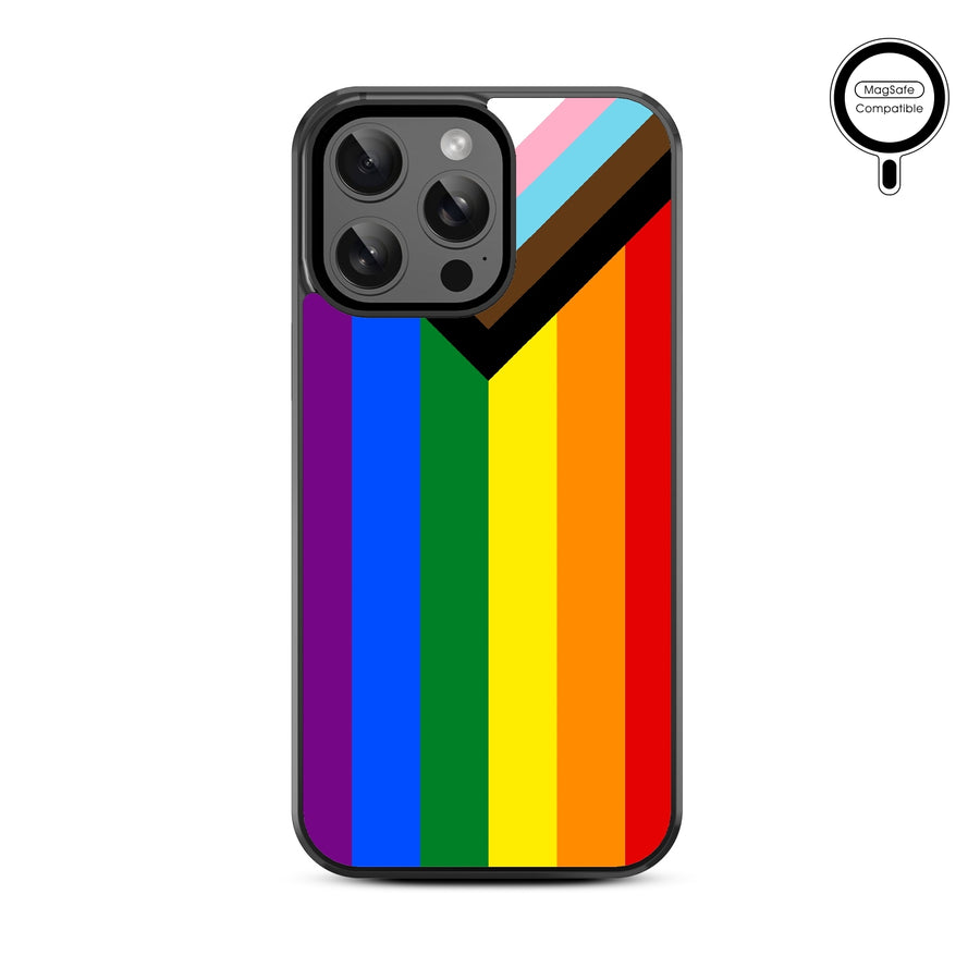 MyBat Design Lab Series MagSafe Case for Apple iPhone 15 Pro Max (6.7) - LGBTQ+ Flag - MIP15PMCSLESMSM034-3.jpg