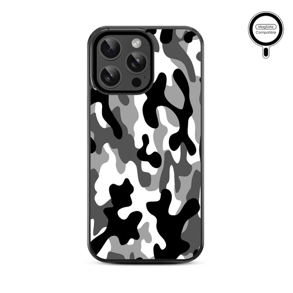 MyBat Design Lab Series MagSafe Case for Apple iPhone 15 Pro Max (6.7) - Black & White Camouflage - MIP15PMCSLESMSM122-3.jpg