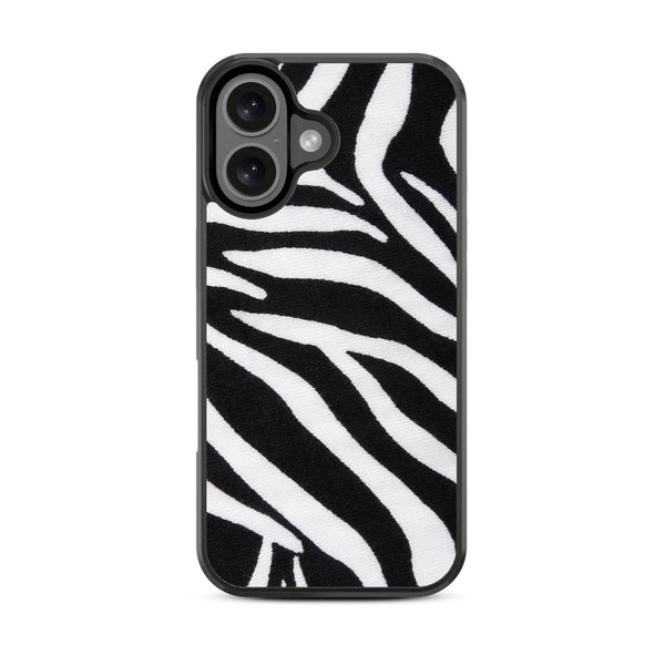 MyBat Design Lab Series Case for Apple iPhone 16 - Zebra Print - MIP16CSLESM009-3.jpg