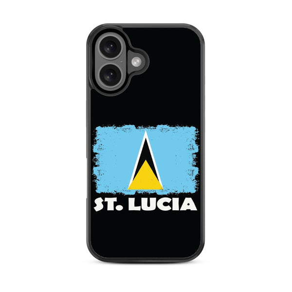 MyBat Design Lab Series Case for Apple iPhone 16 - St. Lucia Flag - MIP16CSLESM262-3.jpg