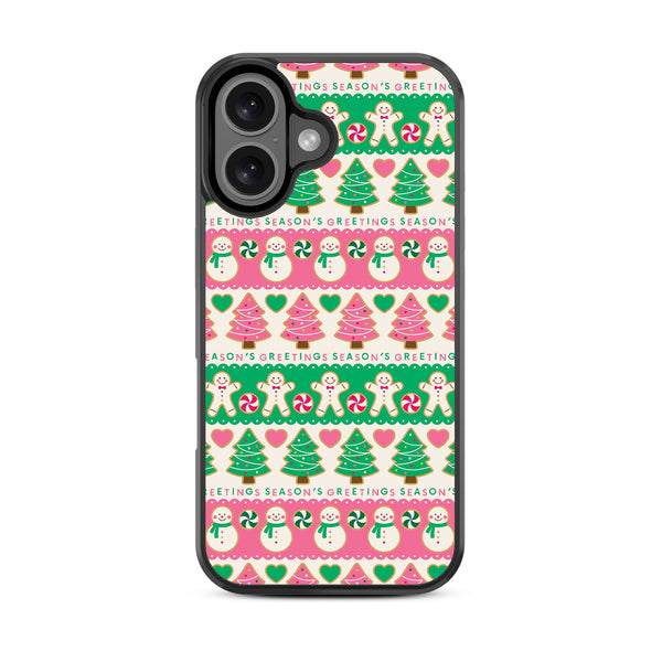MyBat Design Lab Series Case for Apple iPhone 16 - Season's Greeting - MIP16CSLESM277-3.jpg