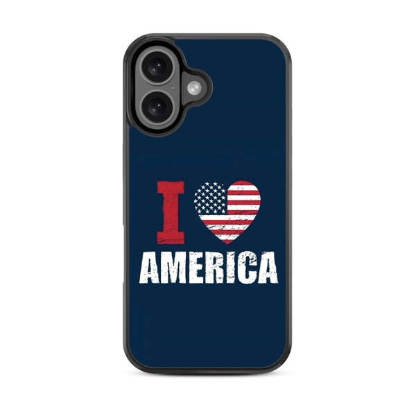 MyBat Design Lab Series Case for Apple iPhone 16 - I Love America - MIP16CSLESM358-3.jpg