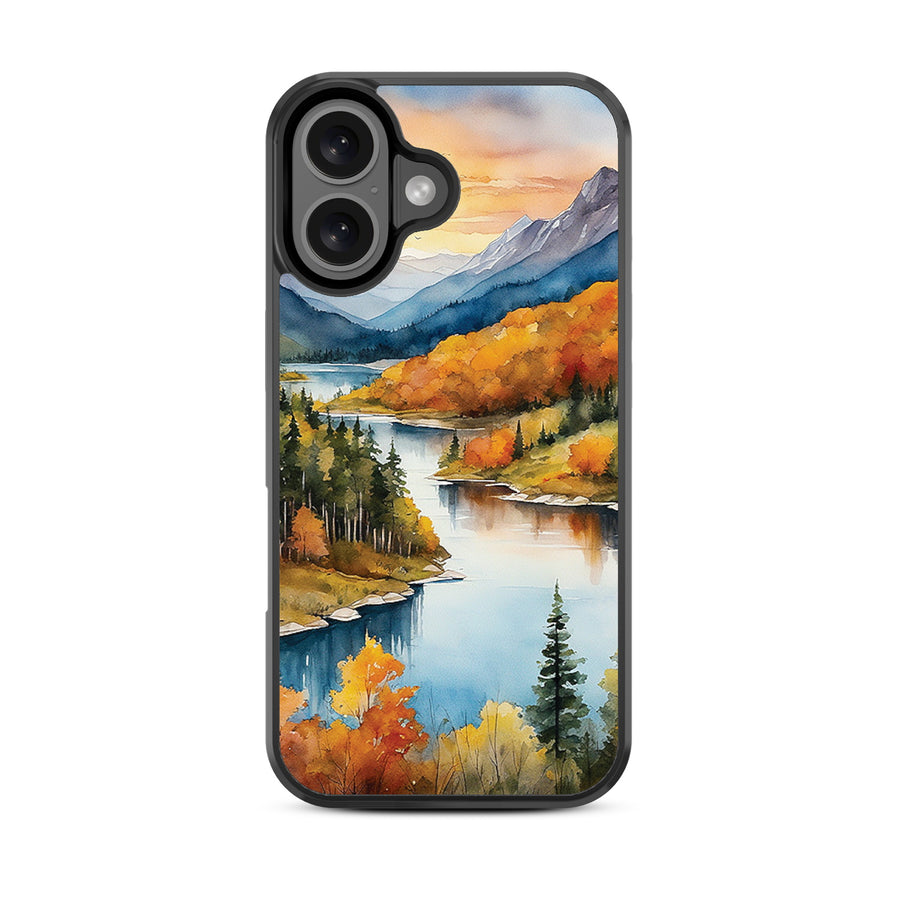 MyBat Design Lab Series Case for Apple iPhone 16 - Impressionist Foliage - MIP16CSLESM452-3.jpg