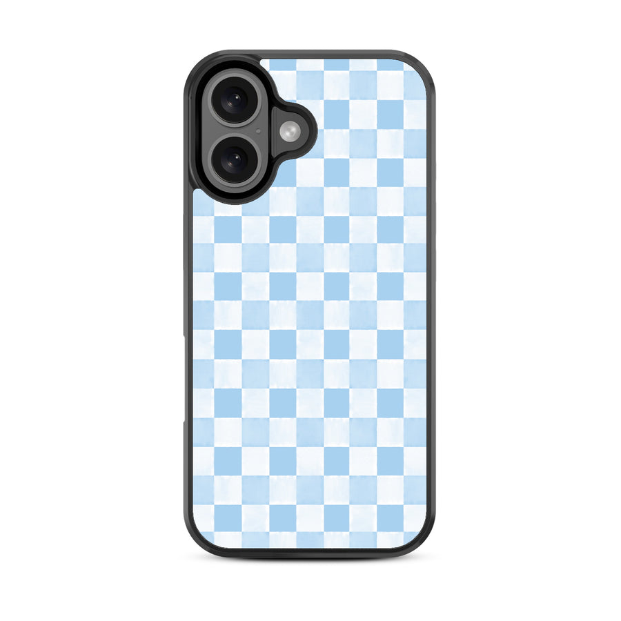 MyBat Design Lab Series Case for Apple iPhone 16 - Sky Blue Check - MIP16CSLESM478-3.jpg