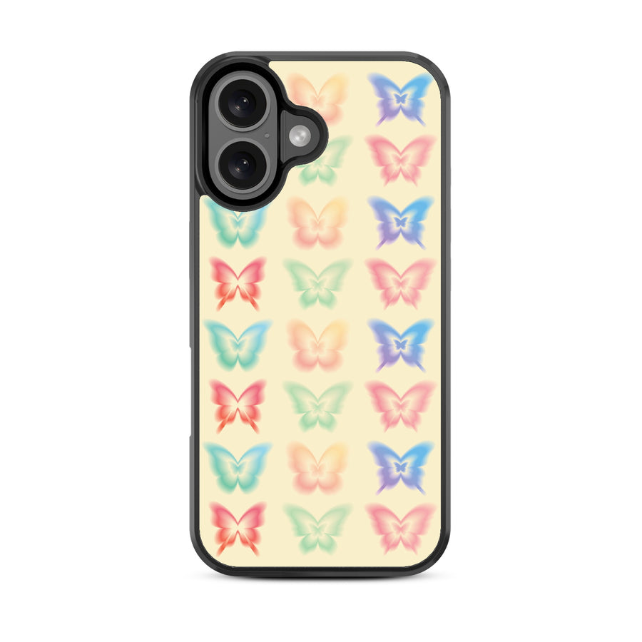 MyBat Design Lab Series Case for Apple iPhone 16 - Technicolor Butterflies - MIP16CSLESM487-3.jpg