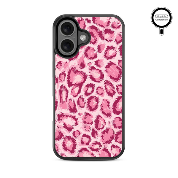 MyBat Design Lab Series MagSafe Case for Apple iPhone 16 - Pink Leopard Print - MIP16CSLESMSM007-3.jpg