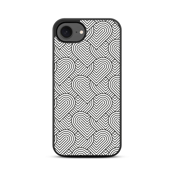 MyBat Design Lab Series Case for Apple iPhone 17e / 16e - Hearts Aligned - MIP16ECSLESM331-3.jpg