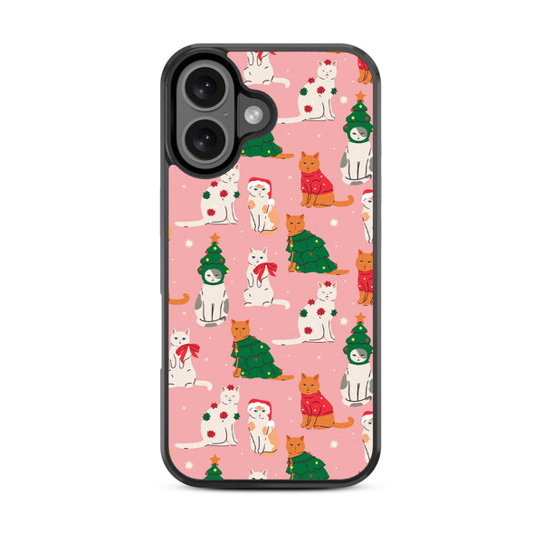 MyBat Design Lab Series Case for Apple iPhone 16 Plus - Meowy Christmas - MIP16MCSLESM286-3.jpg
