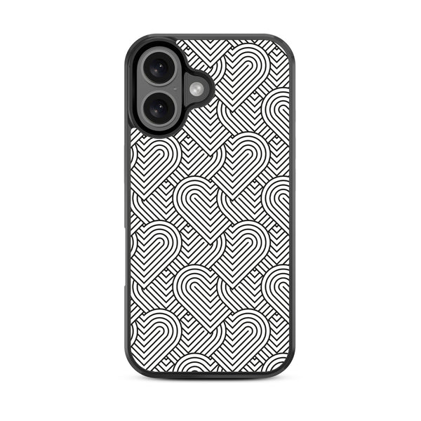 MyBat Design Lab Series Case for Apple iPhone 16 Plus - Hearts Aligned - MIP16MCSLESM331-3.jpg