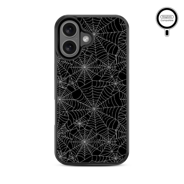 MyBat Design Lab Series MagSafe Case for Apple iPhone 16 Plus - Spider Web - MIP16MCSLESMSM217-3.jpg