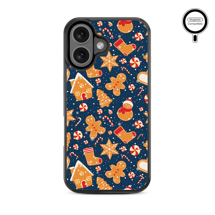 MyBat Design Lab Series MagSafe Case for Apple iPhone 16 Plus - Gingerbread Cookies - MIP16MCSLESMSM273-3.jpg