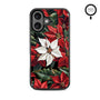 MyBat Design Lab Series MagSafe Case for Apple iPhone 16 Plus - Christmas Poinsettias - MIP16MCSLESMSM301-3.jpg