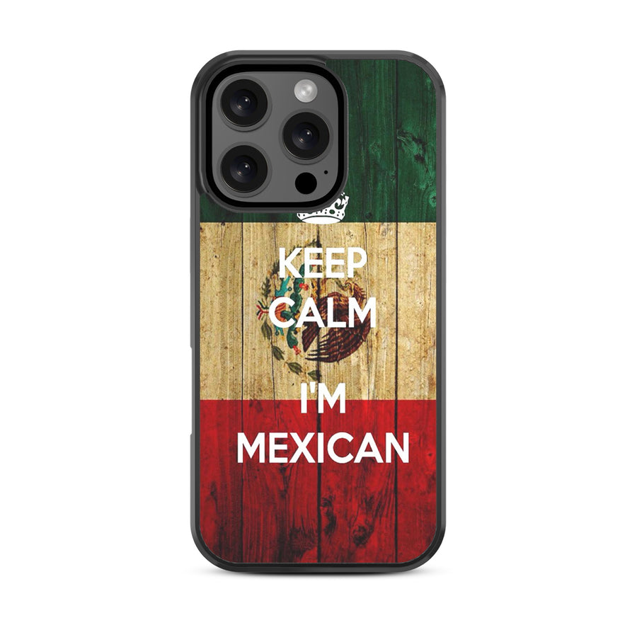 MyBat Design Lab Series Case for Apple iPhone 16 Pro - Keep Calm, I'm Mexican - MIP16PCSLESM051-3.jpg