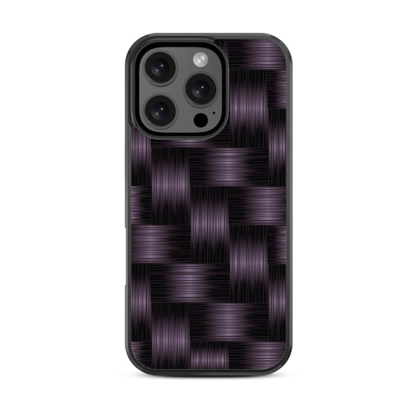 MyBat Design Lab Series Case for Apple iPhone 16 Pro - Woven Carbon Fiber - MIP16PCSLESM085-3.jpg