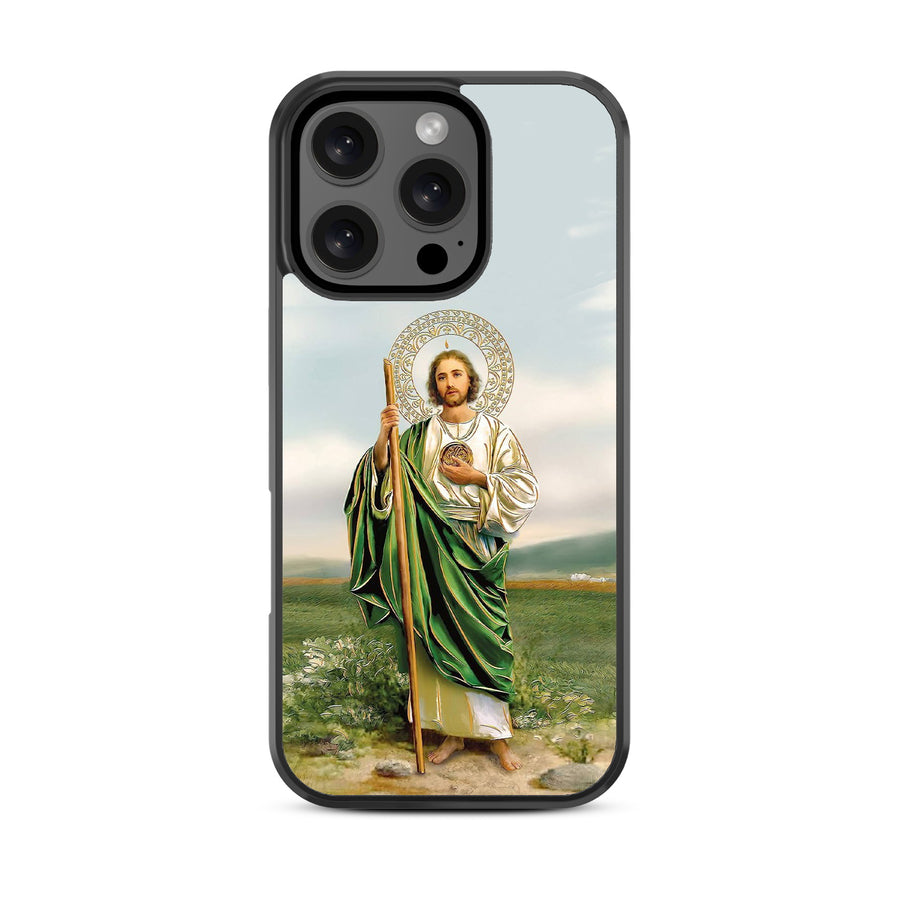 MyBat Design Lab Series Case for Apple iPhone 16 Pro - Saint Judas - MIP16PCSLESM138-3.jpg