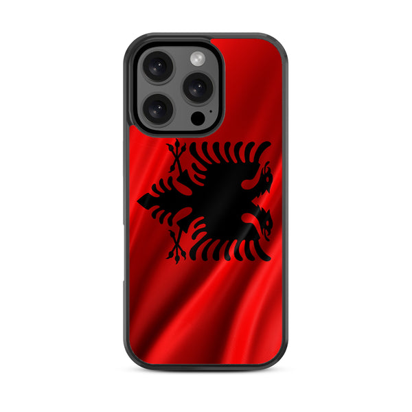 MyBat Design Lab Series Case for Apple iPhone 16 Pro - Albania Flag - MIP16PCSLESM140-3.jpg