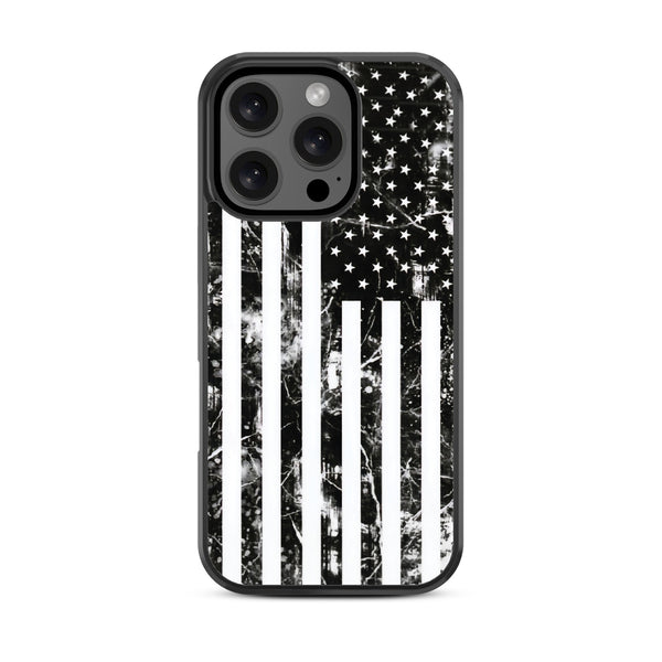 MyBat Design Lab Series Case for Apple iPhone 16 Pro - Distress US Flag - MIP16PCSLESM344-3.jpg