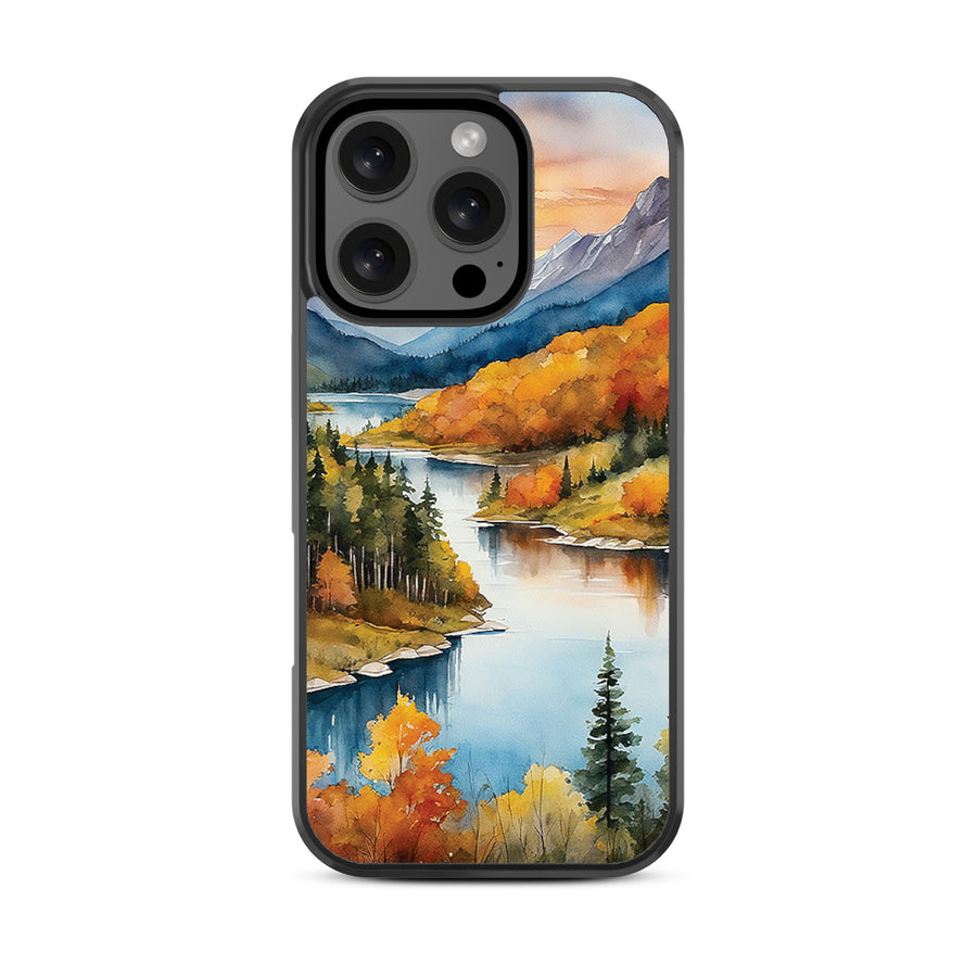 MyBat Design Lab Series Case for Apple iPhone 16 Pro - Impressionist Foliage - MIP16PCSLESM452-3.jpg