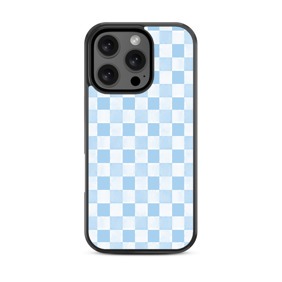 MyBat Design Lab Series Case for Apple iPhone 16 Pro - Sky Blue Check - MIP16PCSLESM478-3.jpg