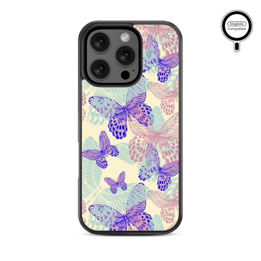MyBat Design Lab Series MagSafe Case for Apple iPhone 16 Pro - Butterflies - MIP16PCSLESMSM019-3.jpg