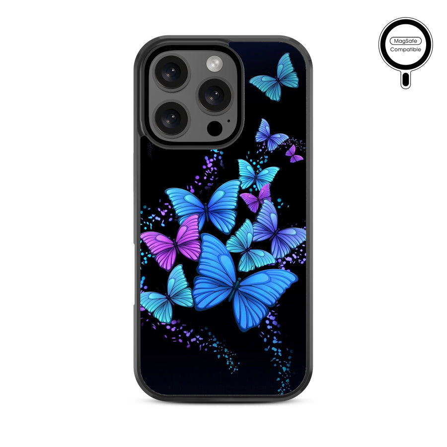 MyBat Design Lab Series MagSafe Case for Apple iPhone 16 Pro - Butterfly Night - MIP16PCSLESMSM021-3.jpg