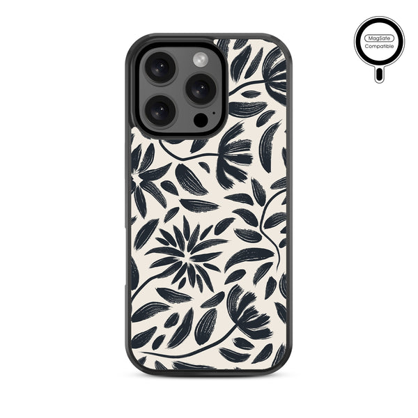 MyBat Design Lab Series MagSafe Case for Apple iPhone 16 Pro - Vintage Floral - MIP16PCSLESMSM124-3.jpg
