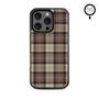 MyBat Design Lab Series MagSafe Case for Apple iPhone 16 Pro - Mocha Flannel - MIP16PCSLESMSM431-3.jpg