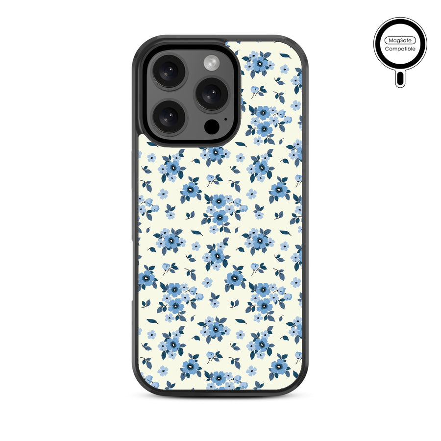 MyBat Design Lab Series MagSafe Case for Apple iPhone 16 Pro - Porcelain Petals - MIP16PCSLESMSM437-3.jpg