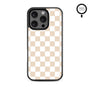 MyBat Design Lab Series MagSafe Case for Apple iPhone 16 Pro - Tan Check - MIP16PCSLESMSM475-3.jpg