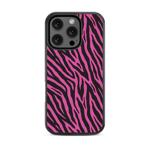 MyBat Design Lab Series Case for Apple iPhone 16 Pro Max - Pink Zebra Print - MIP16PMCSLESM010-3.jpg