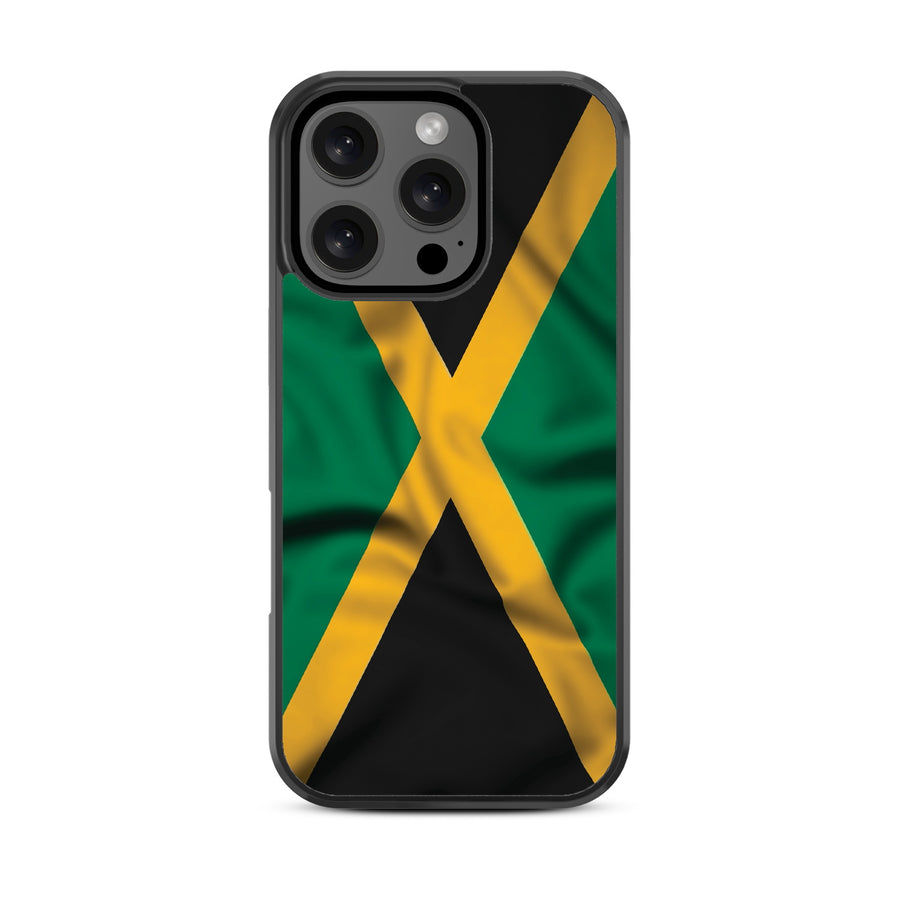MyBat Design Lab Series Case for Apple iPhone 16 Pro Max - Jamaica Flag - MIP16PMCSLESM310-3.jpg